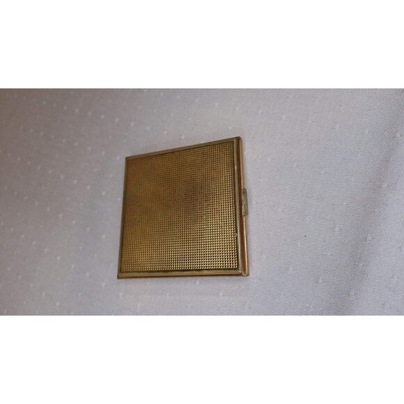 VINTAGE 1950'S MOTHER-OF-PEARL MULTICOLOR COMPACT BY EVANS MADE IN THE USA - Picture 6 of 7